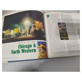 Classic American Railroads Book & Metal Sign