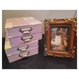 Photo Boxes & Vintage Looking Frame
