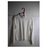 Ralph Lauren Womenâs Medium Black Vest & Large White Long Sleeve Top