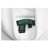 Ralph Lauren Womenâs Medium Black Vest & Large White Long Sleeve Top