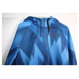 Nike Dri-FIT Blue Graphic Hoodie - Size Large
