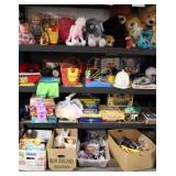 Large Assortment of Toys and Games Collection