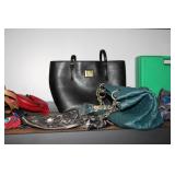 Mixed Lot of Handbags, Shoes, and Nail Drill Machine