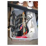 Mixed Lot of Handbags, Shoes, and Nail Drill Machine