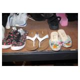 Mixed Lot of Handbags, Shoes, and Nail Drill Machine