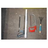 Assorted Household and Tools Collection Including Mirrors, Heaters, and Hand Tools