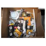 Assorted Household and Tools Collection Including Mirrors, Heaters, and Hand Tools