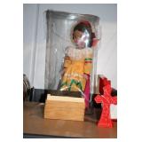 Mixed Collection of Vintage Decor Items and Toys