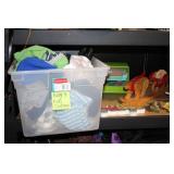 Mixed Collection of Vintage Decor Items and Toys