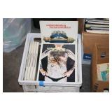 Assorted Home Items Including Books, Bedding, and Appliances