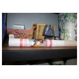 Assorted Home Items Including Books, Bedding, and Appliances