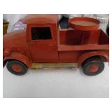 Red Metal Truck Décor 12 x 6"...
