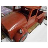 Red Metal Truck Décor 12 x 6"...