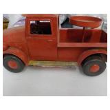 Red Metal Truck Décor 12 x 6"...