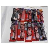 10 pair Reading Glasses- various st...