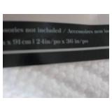 Cotton Memory Foam White Bath Mat 2...