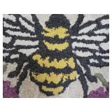 Hand Hooked Accent Rug 22 x 38"...