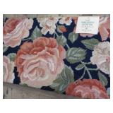 Hand Hooked Accent Rug 22 x 38"...