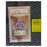 2020 JUSTIN JEFFERSON AUTOGRAPHED ROOKIE CARD