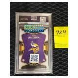 2020 JUSTIN JEFFERSON AUTOGRAPHED ROOKIE CARD