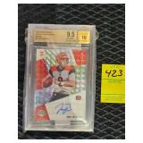 JOE BURROW - GRADED AUTOGRAPHED ROOKIE CARD