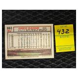 GREG GAGNE MN TWINS AUTOGRAPH CARD