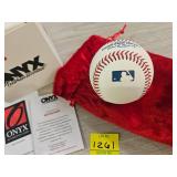 ONYX AUTHENTICATED BASEBALL AKIL BADDOO