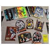 BIG BULK LOT FANCY FOOTBALL CARDS