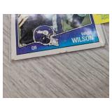WADE WILSON MN VIKINGS 2 SIDED AUTOGRAPH CARD
