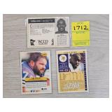 THREE MN VIKINGS AUTOGRAPH CARDS