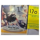 WADE WILSON MN VIKINGS NFL AUTOGRAPH CARD
