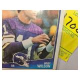 WADE WILSON MN VIKINGS 2 SIDED AUTOGRAPH CARD