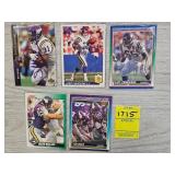 MN VIKINGS AUTOGRAPHS X 5