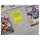 MN VIKINGS AUTOGRAPH CARDS X 5