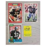 3 RAW MARCUS ALLEN RAIDERS CARDS
