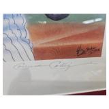 KIRBY PUCKETT ARTIST SIGNED PRINT "YEA!"