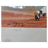 KIRBY PUCKETT ARTIST SIGNED PRINT "YEA!"