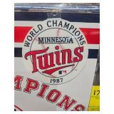 MN TWINS 1987 WORLD CHAMPION FRAMED