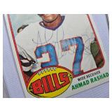 1976 TOPPS PARTIAL "MYSTERY" SET- AHMAD RASHAD SIGNED