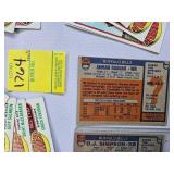 1976 TOPPS PARTIAL "MYSTERY" SET- AHMAD RASHAD SIGNED