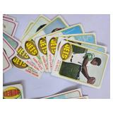 1976 TOPPS PARTIAL "MYSTERY" SET- AHMAD RASHAD SIGNED