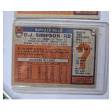 1976 TOPPS PARTIAL "MYSTERY" SET- AHMAD RASHAD SIGNED