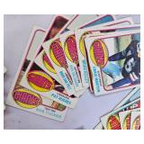 1976 TOPPS PARTIAL "MYSTERY" SET- AHMAD RASHAD SIGNED