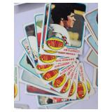 1976 TOPPS PARTIAL "MYSTERY" SET- AHMAD RASHAD SIGNED