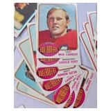 1976 TOPPS PARTIAL "MYSTERY" SET- AHMAD RASHAD SIGNED