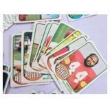 1976 TOPPS PARTIAL "MYSTERY" SET- AHMAD RASHAD SIGNED