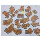 1976 TOPPS PARTIAL "MYSTERY" SET- AHMAD RASHAD SIGNED