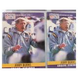 BIG LOT OF 32 SIGNED FOOTBALL CARDS