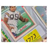 SIX SIGNED FOOTBALL CARDS