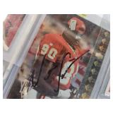 FOUR SPECIAL SIGNED FOOTBALL CARDS